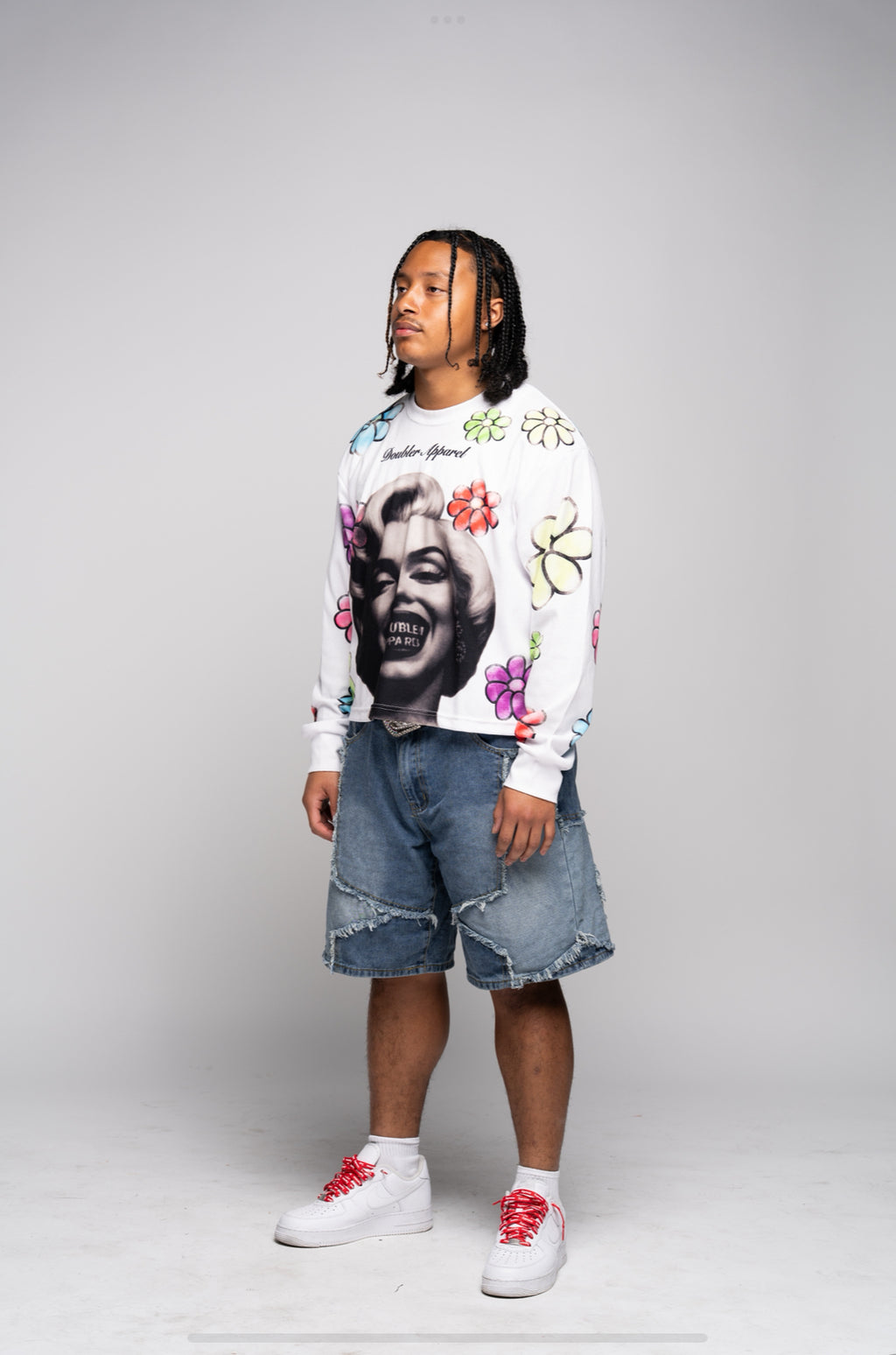 Marilyn Monroe flower long sleeve