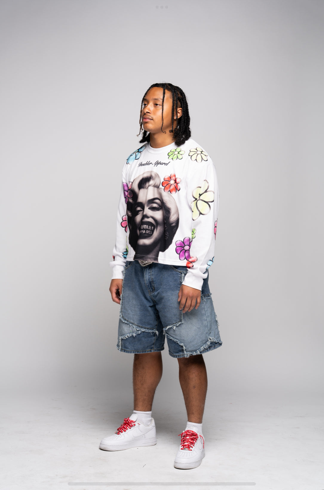 Marilyn Monroe flower long sleeve