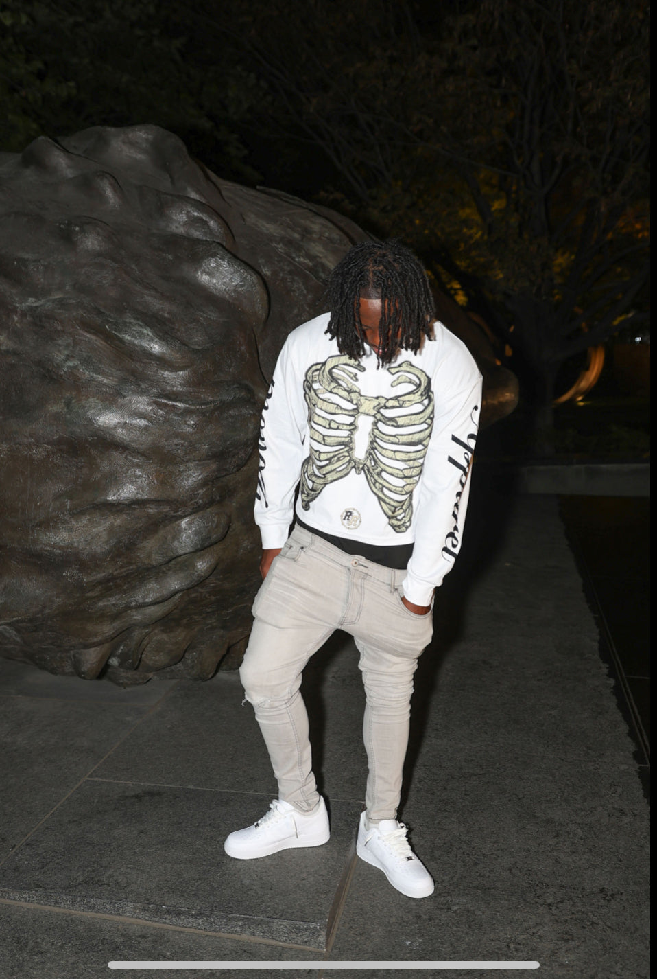 Rib cage long sleeve