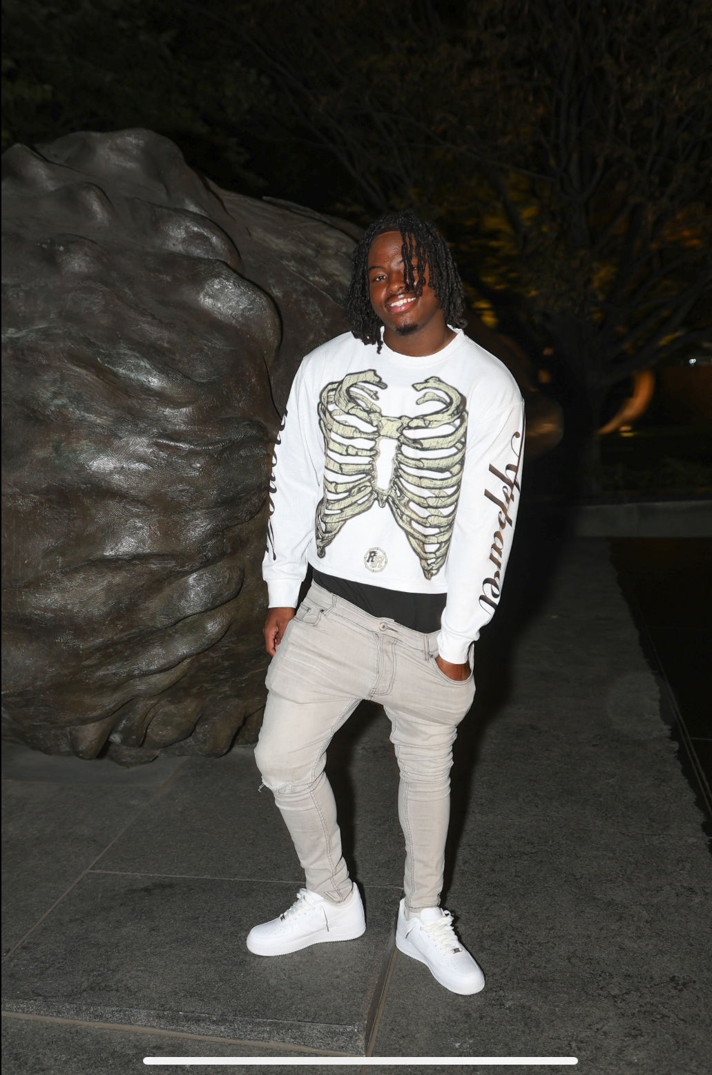 Rib cage long sleeve