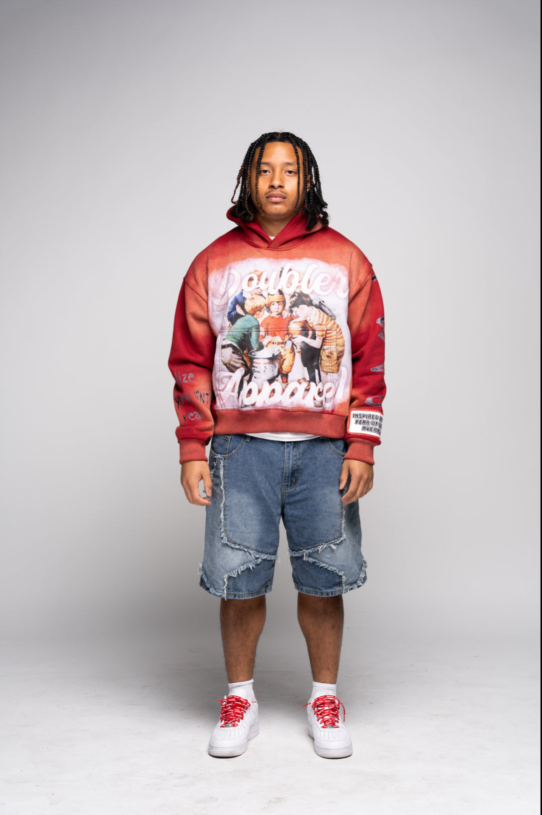 “Double R Apparel” fear of being average vintage hoodie