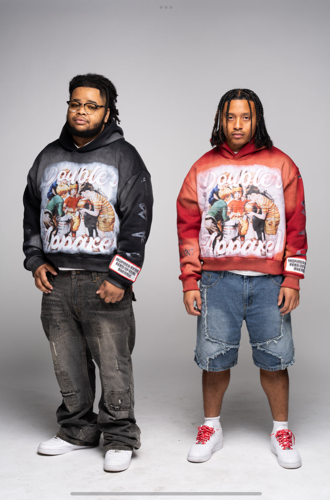 “Double R Apparel” fear of being average vintage hoodie