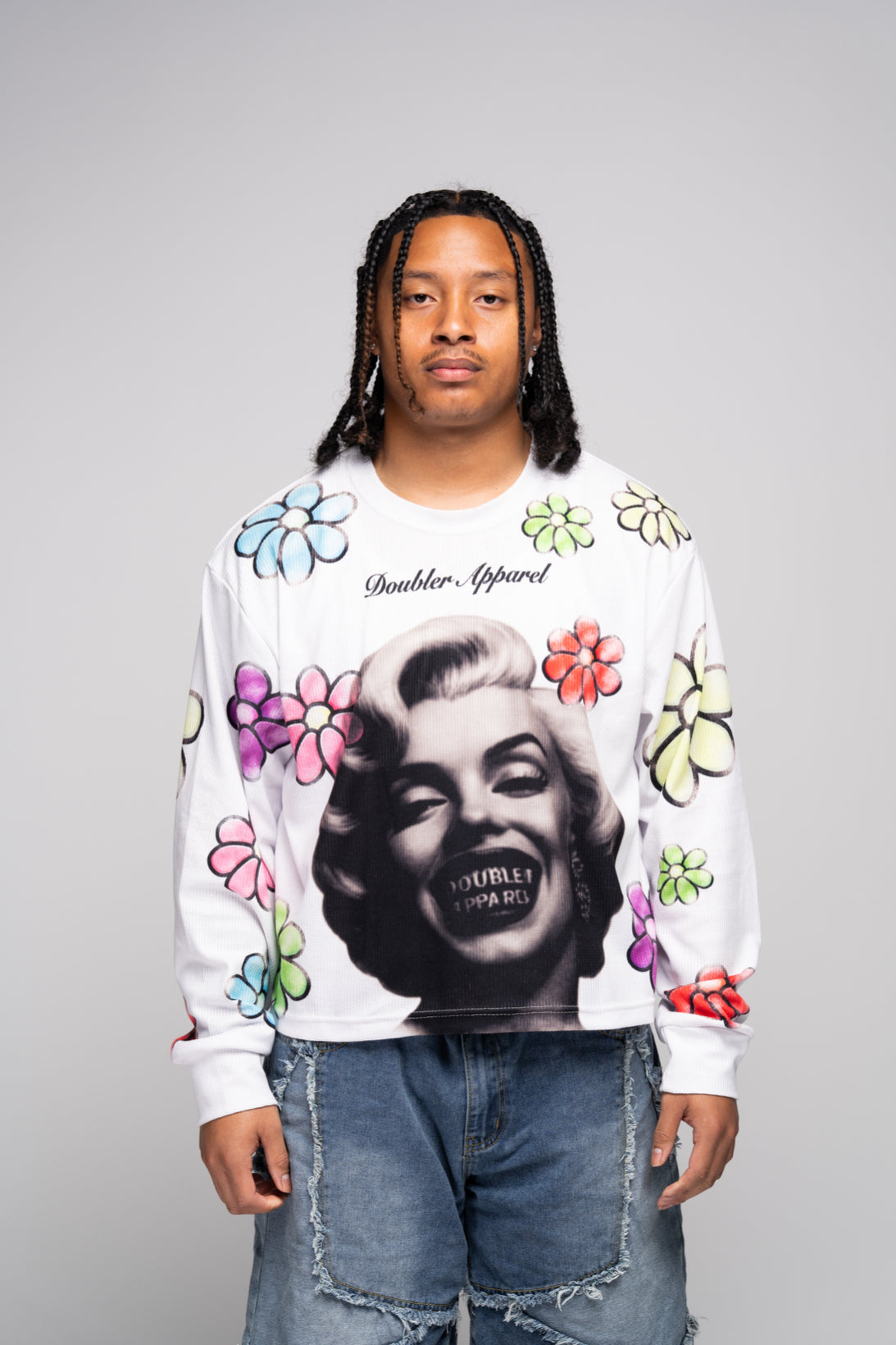 Marilyn Monroe flower long sleeve