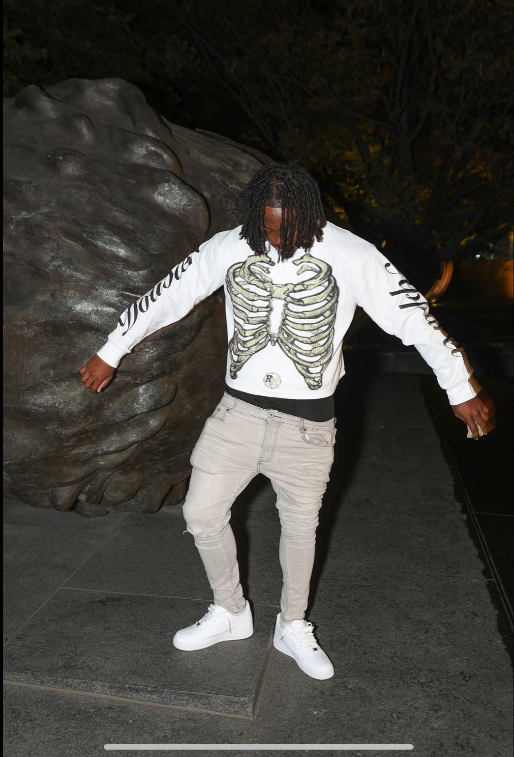 Rib cage long sleeve