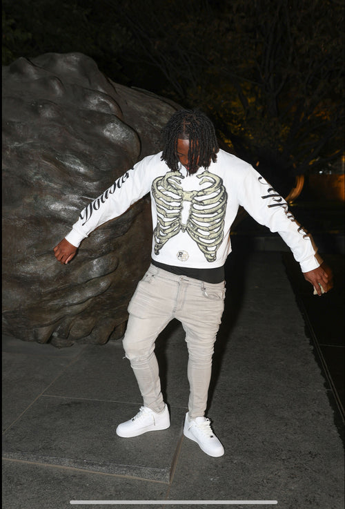 Rib cage long sleeve