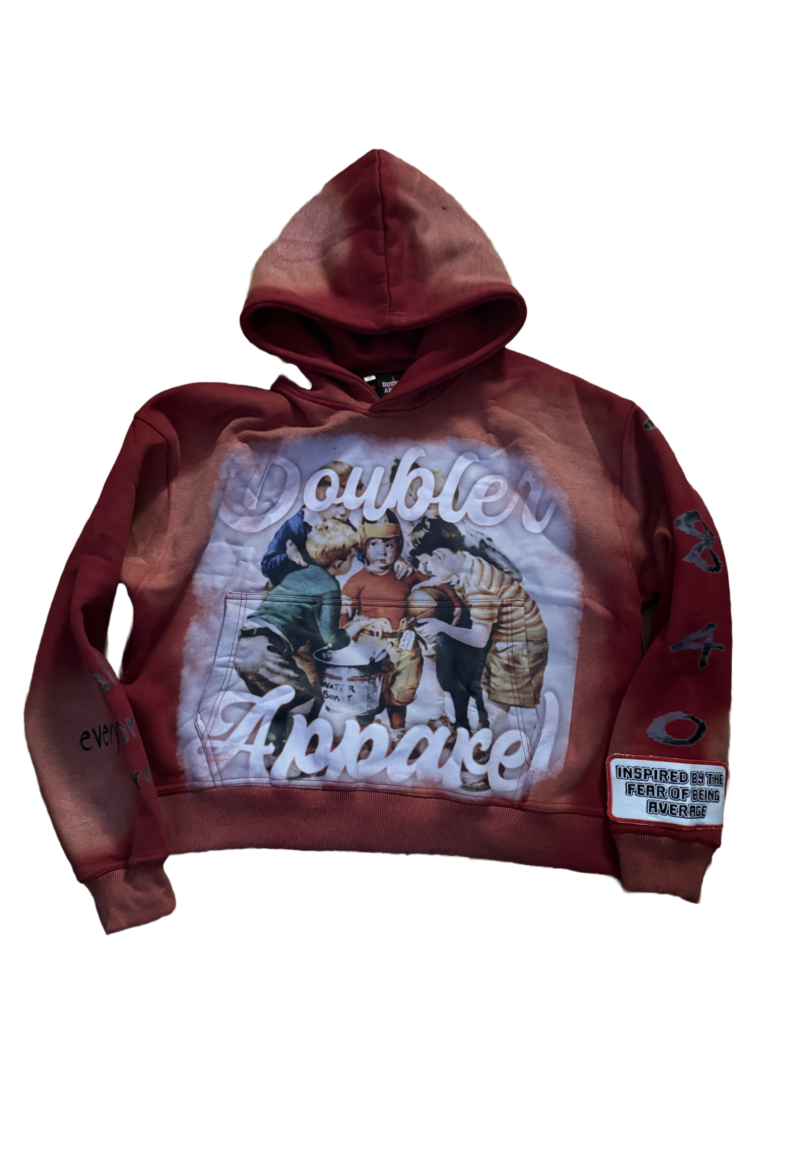 “Double R Apparel” fear of being average vintage hoodie